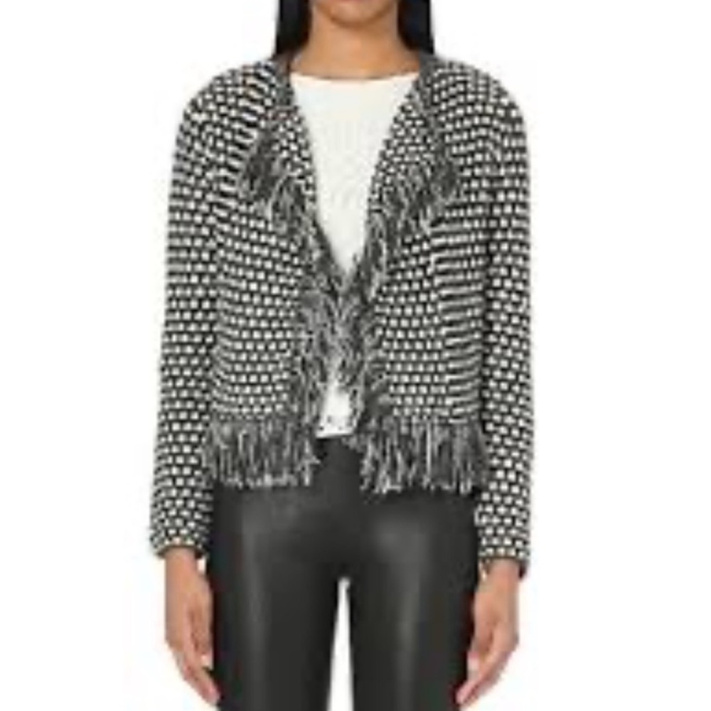 Maje fringe cardigan